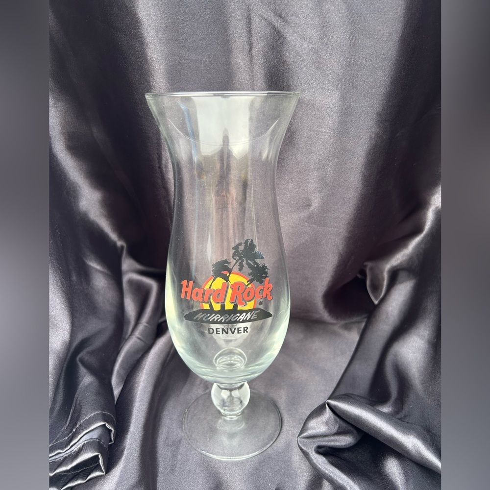 NIB Hard Rock Cafe “Denver” Hurricane Glass